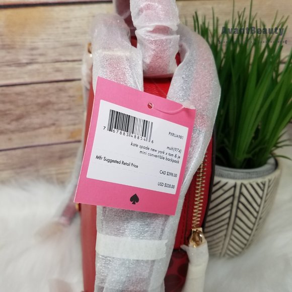 Kate Spade X Tom & Jerry Mini Convertible Backpack main image 7